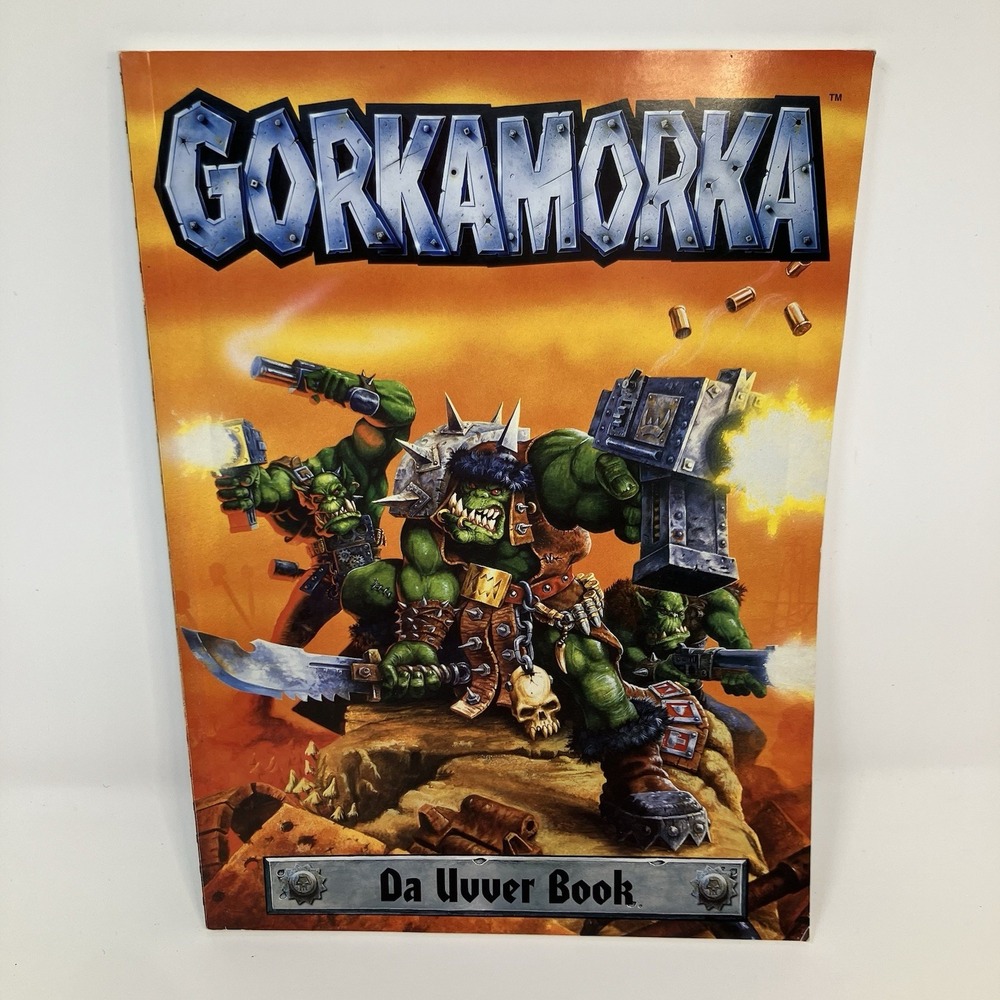 Vintage 1997 Gorkamorka Da Uvver Book Warhammer 40K Softcover Rulebook GW
